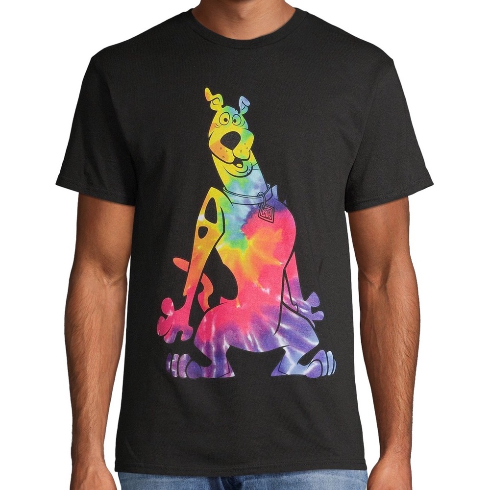 scooby doo tie dye Men shirt